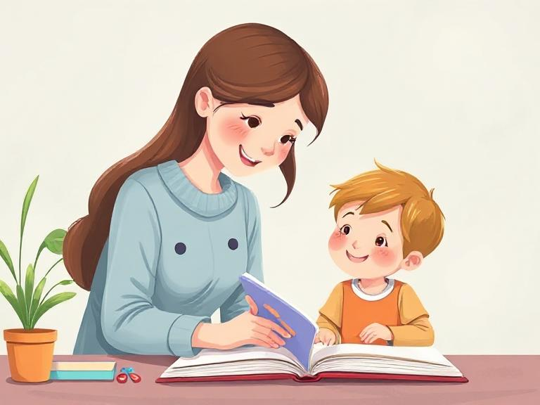 Người mẹ khuyến khích con học