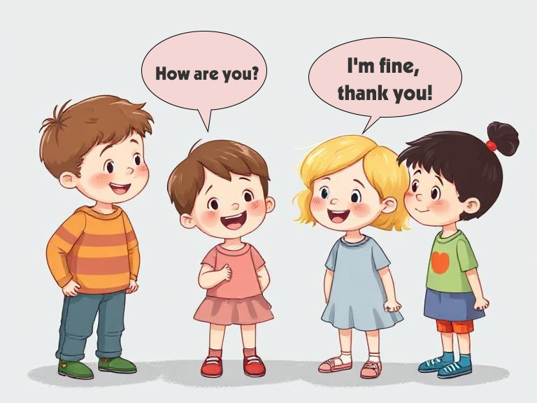 Trẻ em lớp 1 giao tiếp tiếng Anh